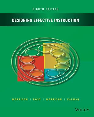 Designing Effective Instruction