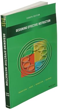 Designing Effective Instruction