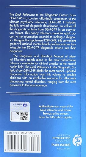 Desk Reference to the Diagnostic Criteria from Dsm-5-Tr(r)