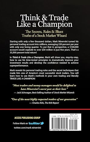 Think & Trade Like a Champion: The Secrets, Rules & Blunt Truths of a Stock Market Wizard