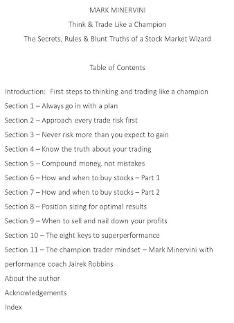 Think & Trade Like a Champion: The Secrets, Rules & Blunt Truths of a Stock Market Wizard